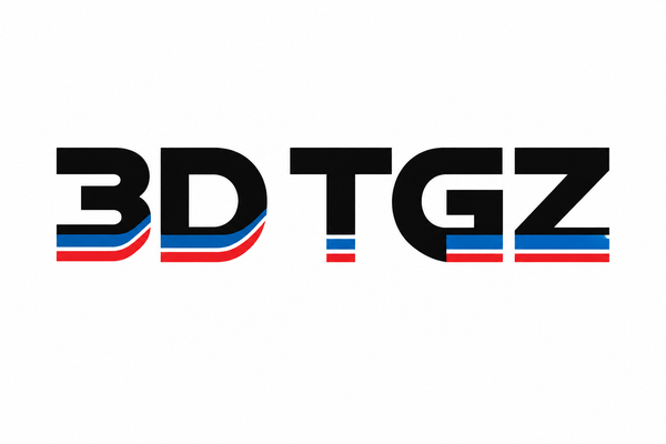 3D TGZ wordmark